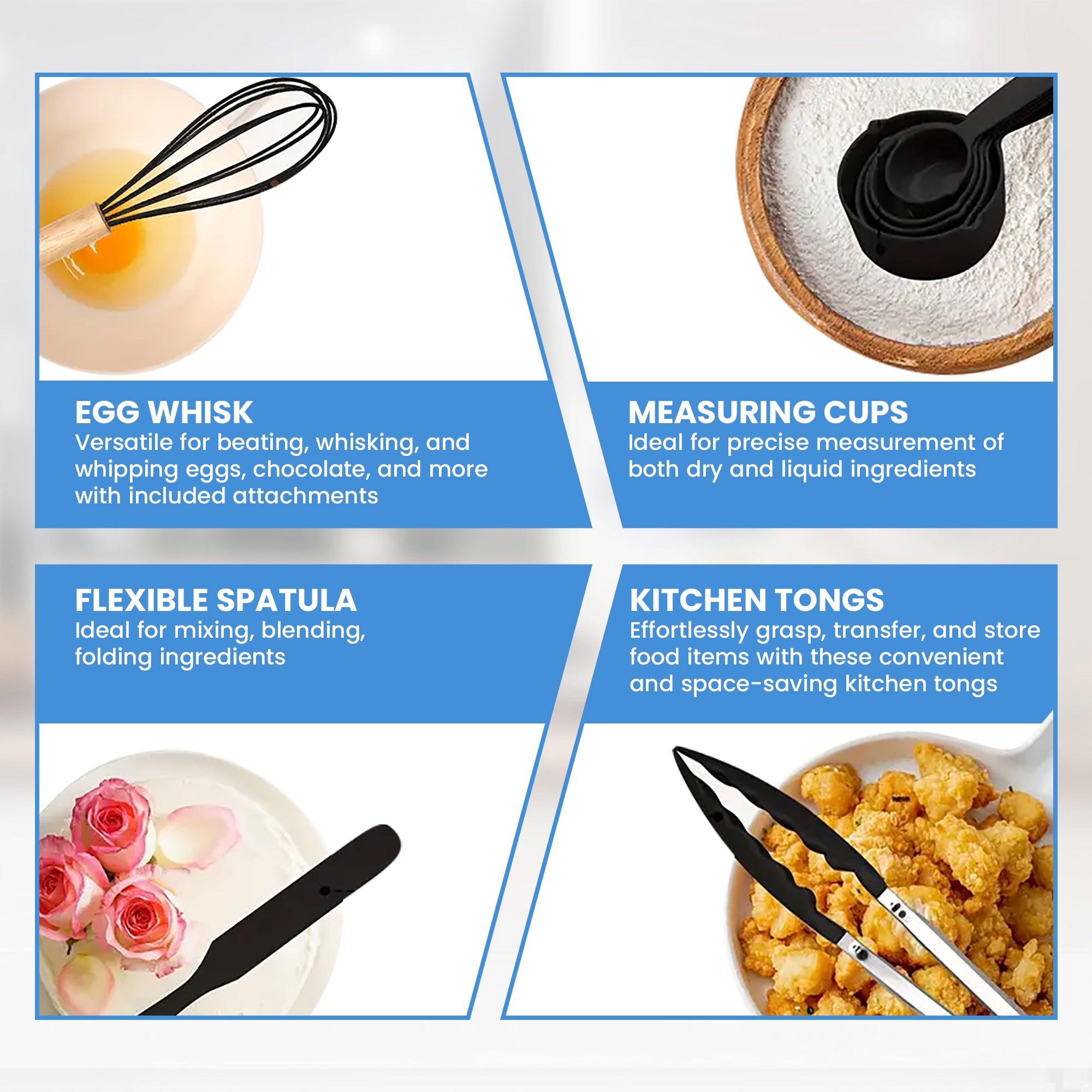Pravara 42 Piece Kitchen Utensils Set